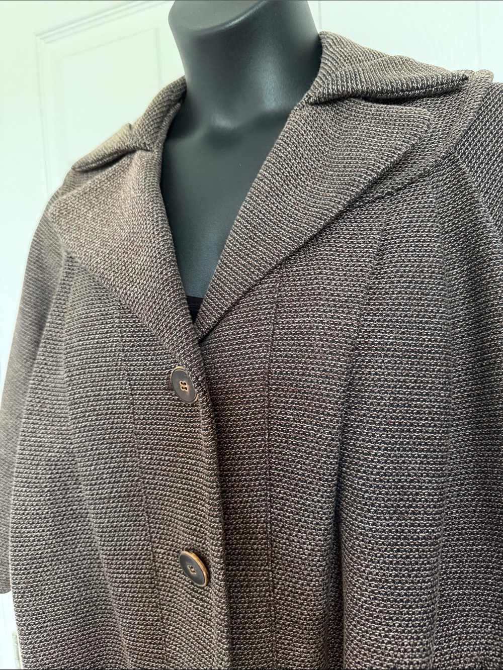 Rare Vintage Max Azria Runway Collection Brown Textured coat